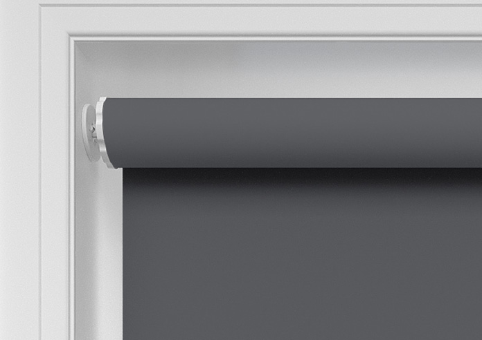 Palermo (Blackout), Dark Grey - Twist&Fit Roller Blind - Image 10